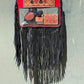 Clear Travel Bag- Card Icons Red with Fringe