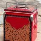 Retro Rodeo Red Cooler- Red Gator