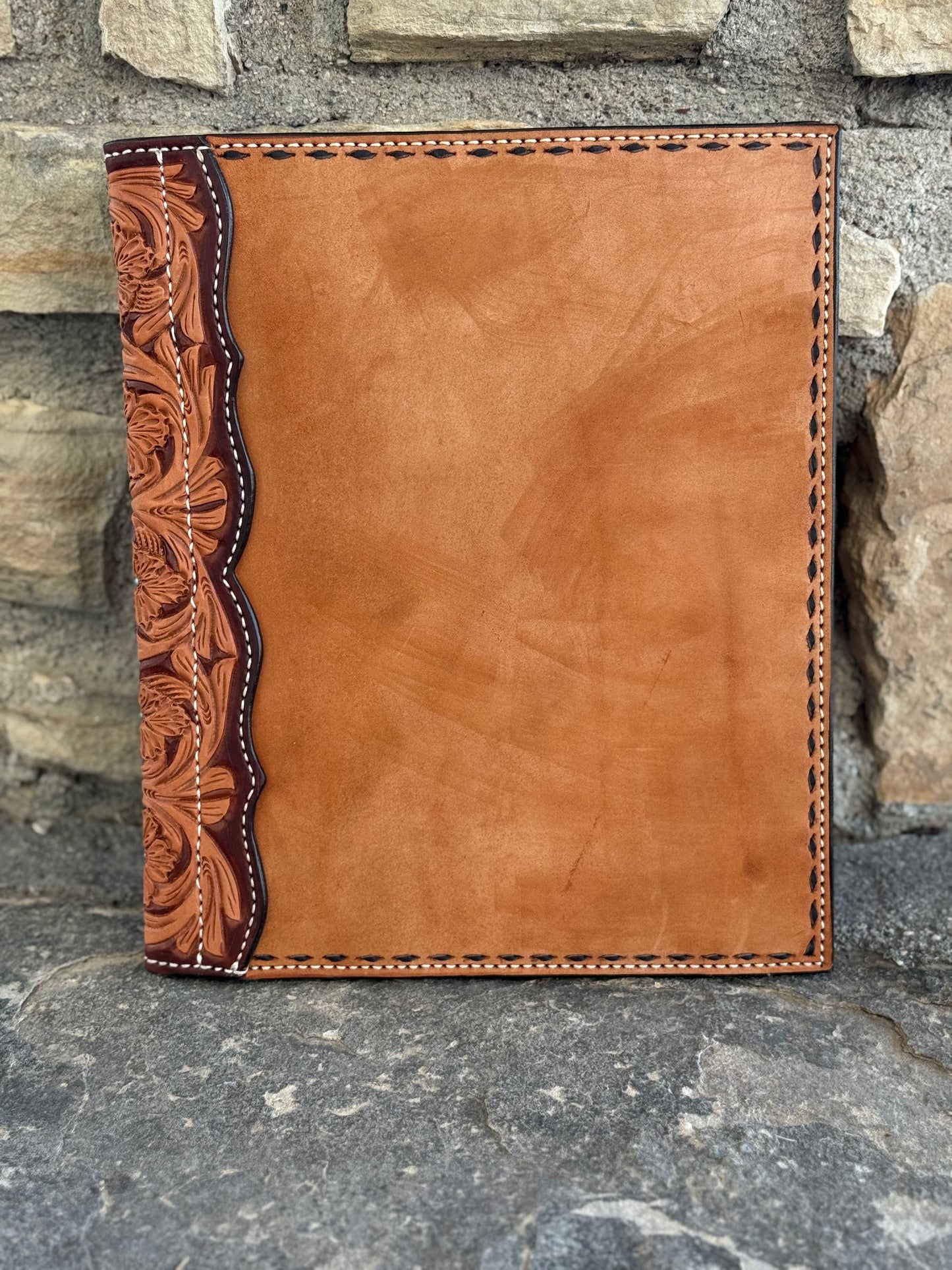 Large Portfolio Tooled yoke with roughout on toast