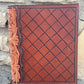 Large portfolio full quilted with tooled yoke