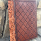 Large portfolio full quilted with tooled yoke