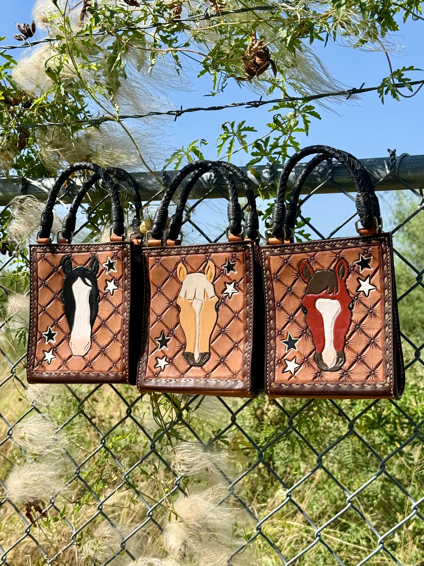 Card Handbag | Horse Edition: Palomino Pearl