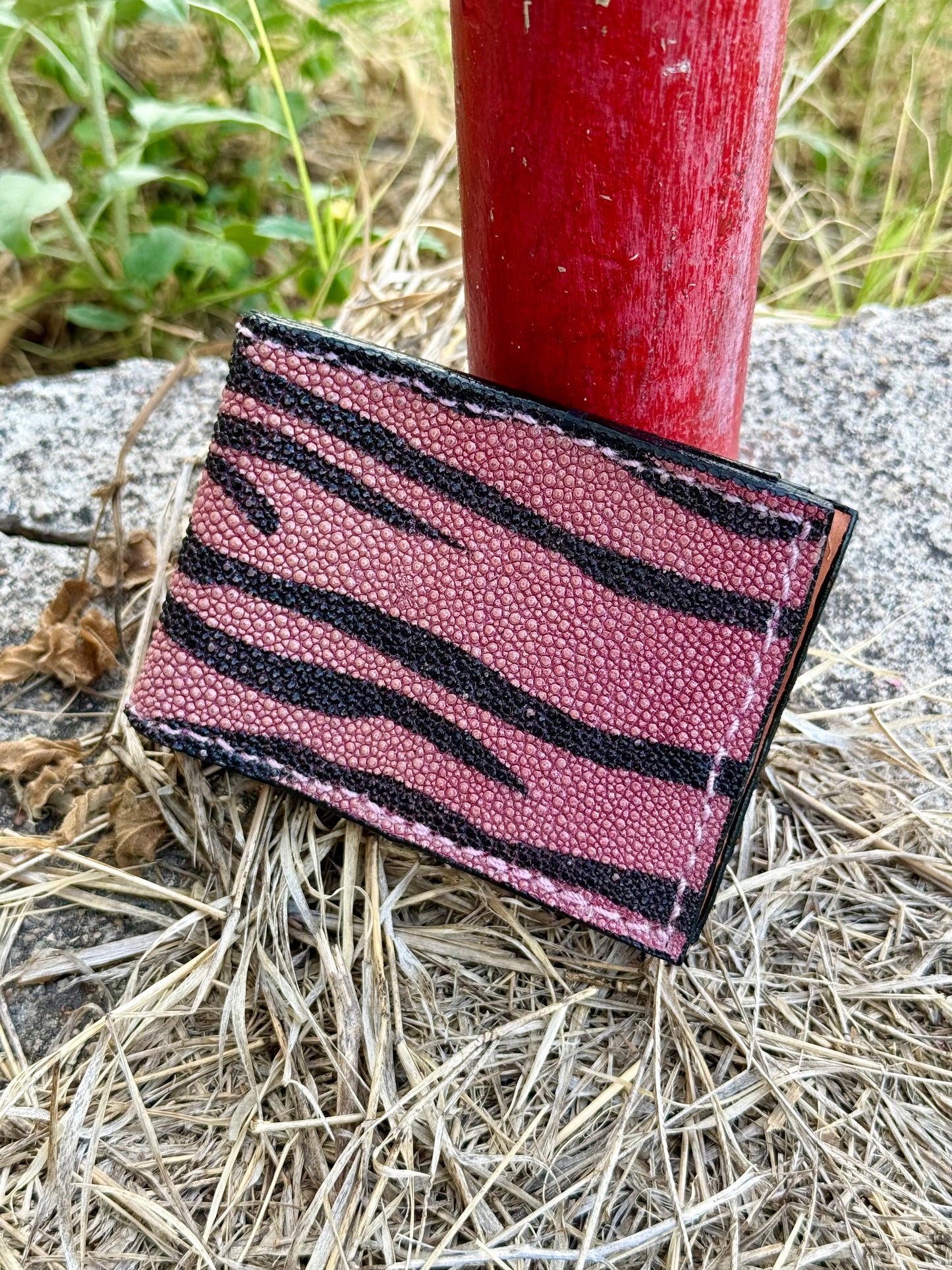 Genuine Stingray Money Clip Wallet | The Pink Renegade