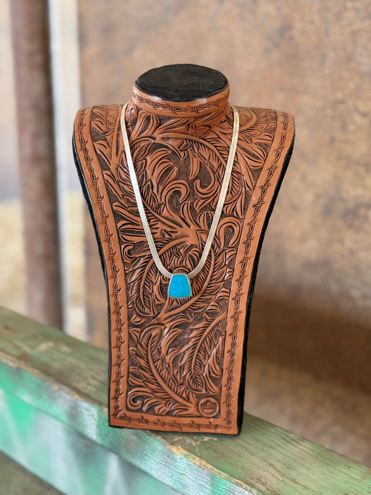 Necklace Display- Cowboy feather