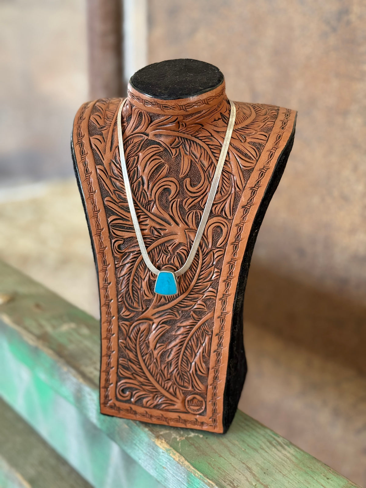 Necklace Display- Cowboy feather