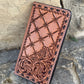 Tall Wallet- Combo Quilted
