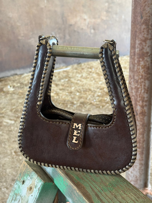 The Stirrup Purse | Add your INITIALS to your Stirrup Purse