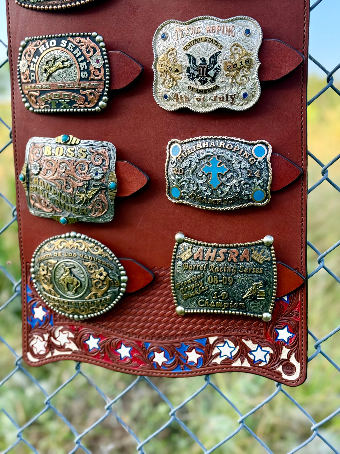 Rodeo Award | Buckle Holder 10-piece Combo & BGP w/ Lettering (8)