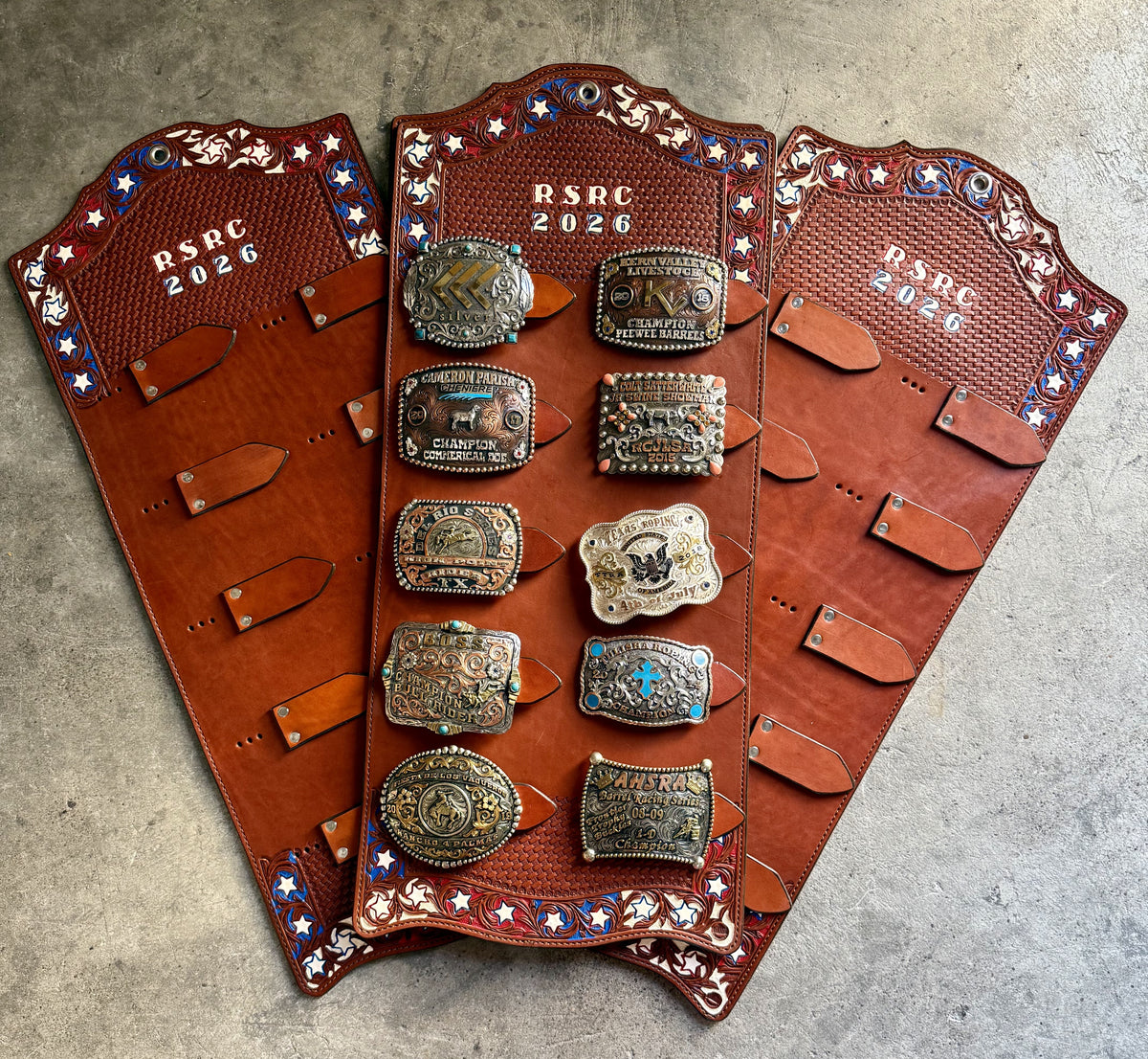 Rodeo Award | Buckle Holder 10-piece Combo & BGP w/ Lettering (8)