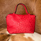The Rio Grande | Exclusive Exotic Handbag - Red Ostrich
