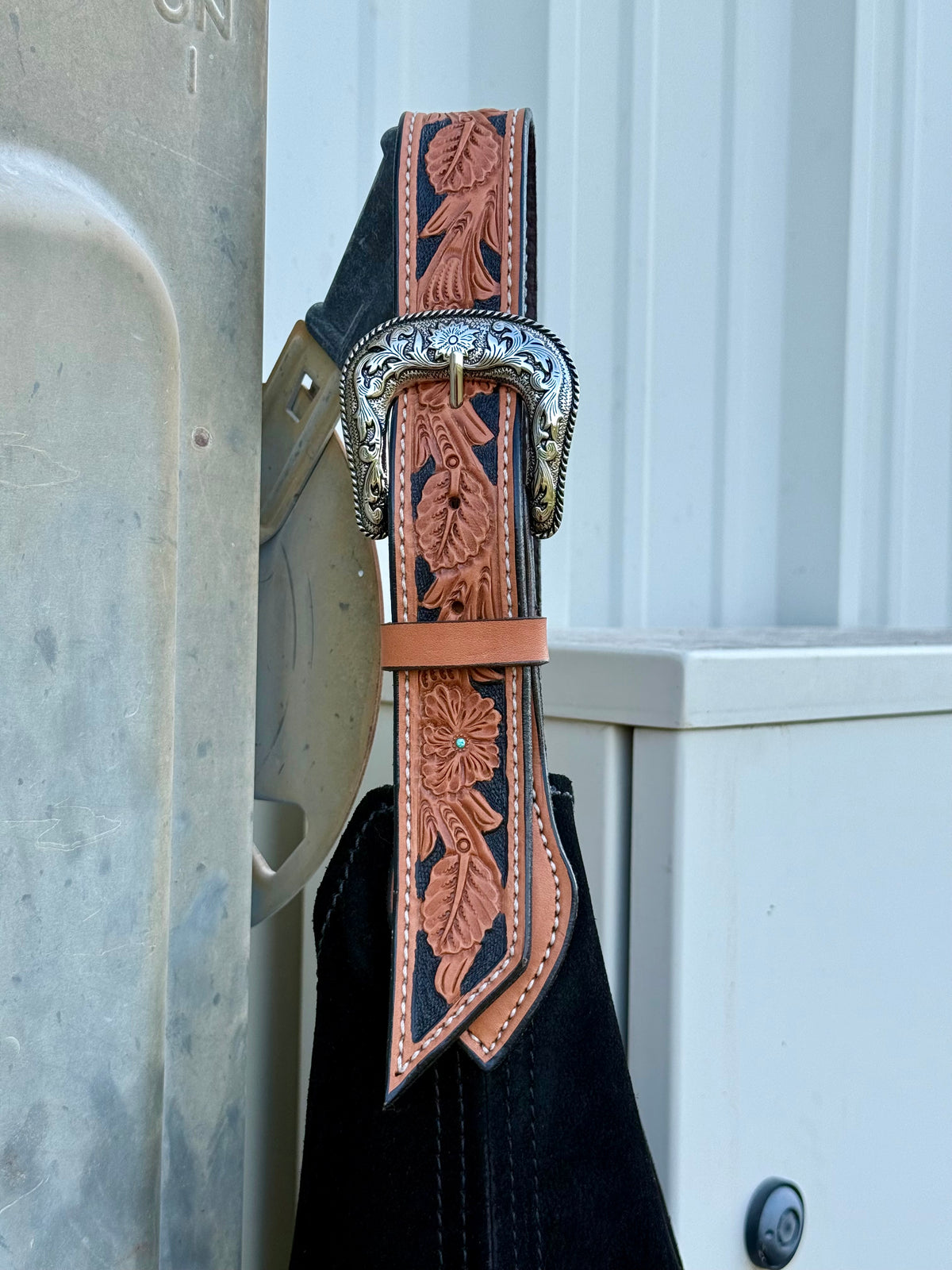 Belt Buckle Bag | Black w/ El Pinto