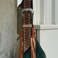 Belt Buckle Bag | Emerald w/ TBS & Fringe