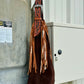 Belt Buckle Bag | Chocolate w/ Cheetah & Fringe