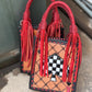 NEON WRANGLER- Checkered Ace TASSEL
