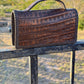 The Dime | Genuine Gator Mini Handbag -Champange