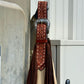Belt Buckle Bag | Sand w/ HWY 90 & Fringe