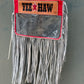 Clear Travel Bag - Yee*Haw Silver Fringe