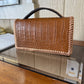 The Dime | Genuine Gator Mini Handbag - Old Fashioned