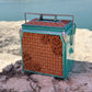 Retro Rodeo Turquoise Cooler- Rhinestone (golden)