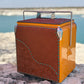 Retro Rodeo Orange Cooler- Colonial Turquoise