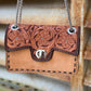 The Cowgirl Clutch- SILVER (FULL LEATHER)