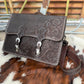 Cowboy Carryall- Chocolate Combo Tooled