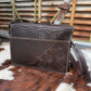 Cowboy Carryall- Chocolate Combo Tooled