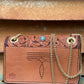 The Cowgirl Clutch - Turquoise (FULL LEATHER)