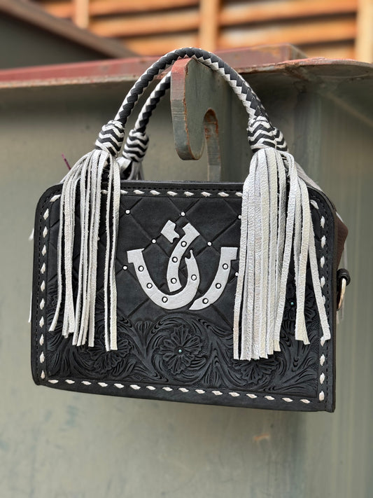 Bronco Bags - Black Cowboy Stitch
