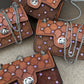 The Cowgirl Clutch- RHINESTONE 2-TONE (FULL LEATHER)
