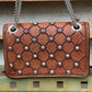 The Cowgirl Clutch- RHINESTONE 2-TONE (FULL LEATHER)
