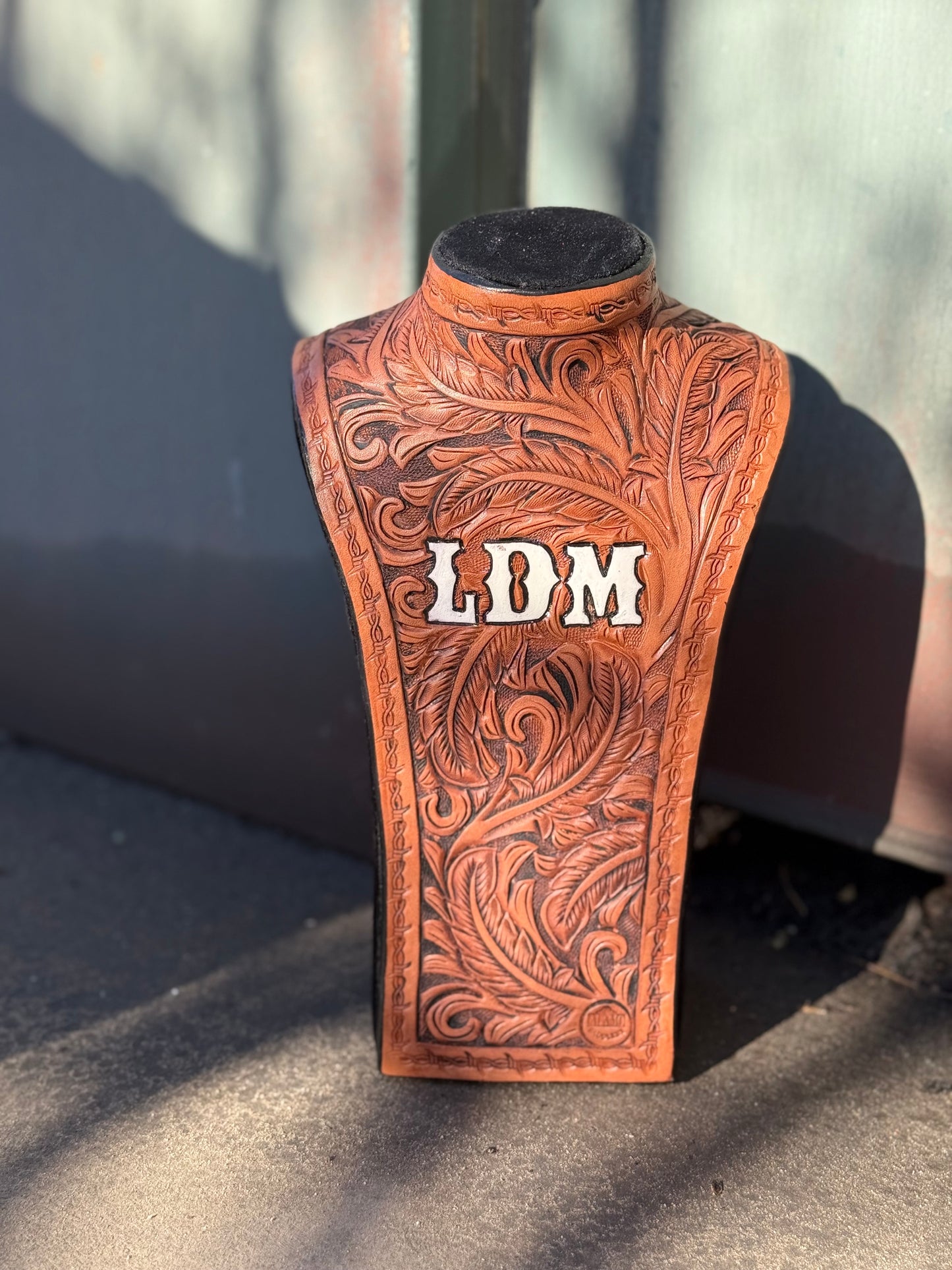 ADD- your custom initials or name or brand to any of our necklace stands