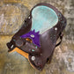 Purple & Turquoise Roper Saddle