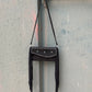 Fringe Clutch- Turquoise Stone (black)