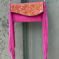 Fringe Clutch- Confetti