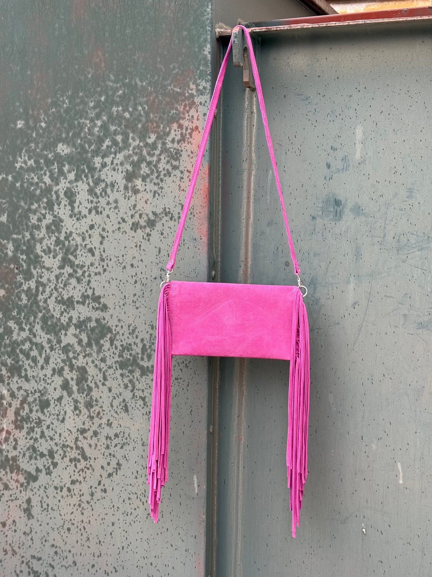 Fringe Clutch- Confetti