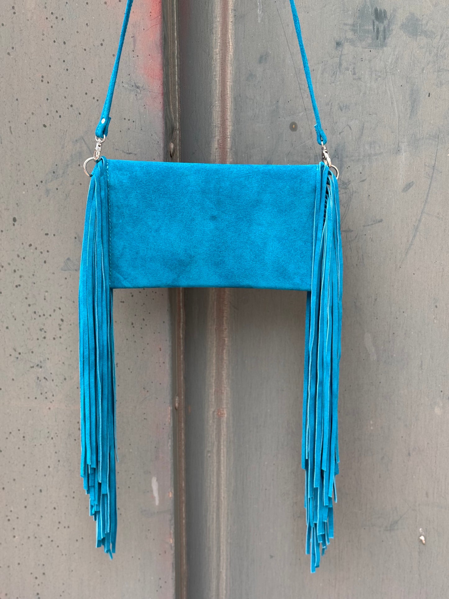 Fringe Clutch- Rhinestone