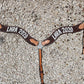 Rodeo Award | 2.5" Wave Breastcollar with floral tool & lettering (18)