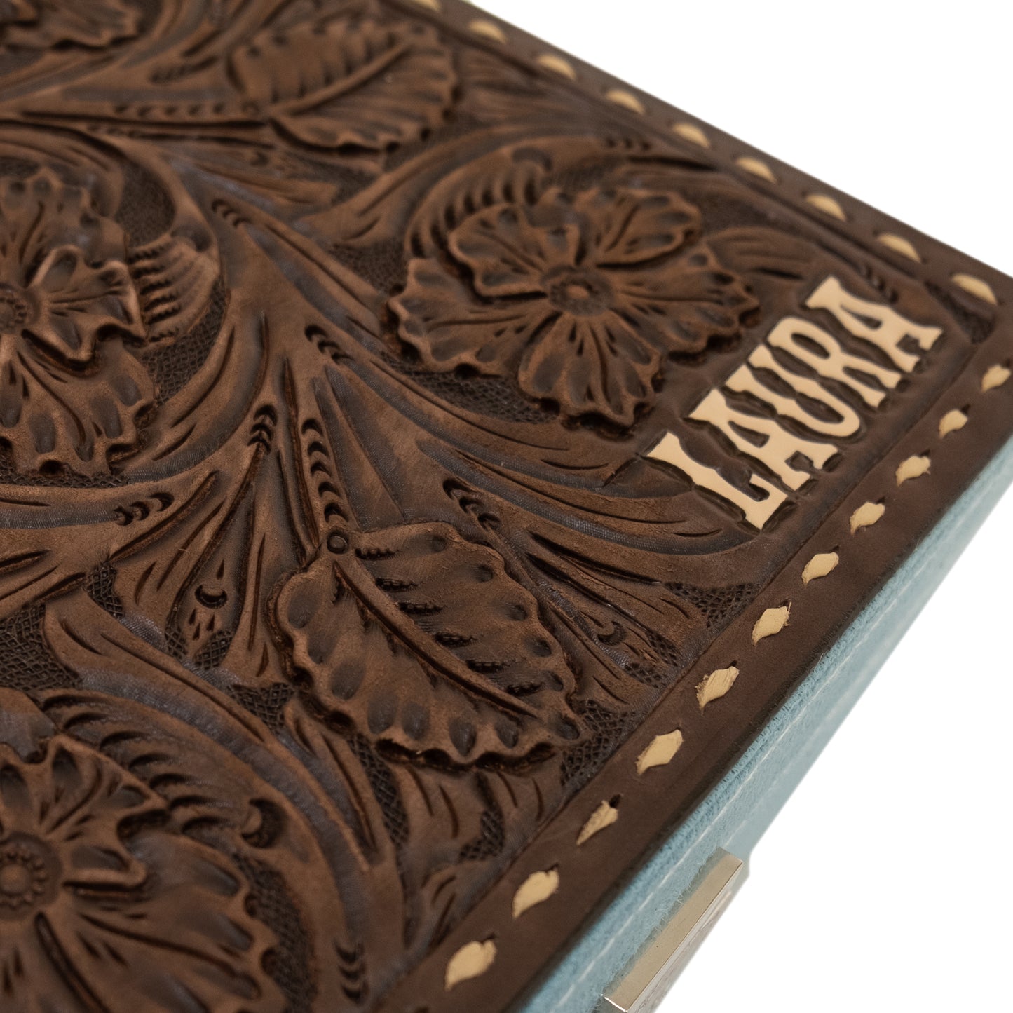 Rodeo Award | Large Velvet Jewelry Box w/ lettering FULL FLORAL