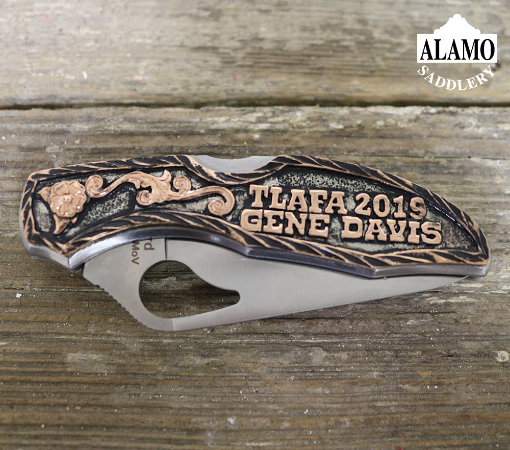 Rodeo Award | Trophy Knife w/ Personalized Award Plate