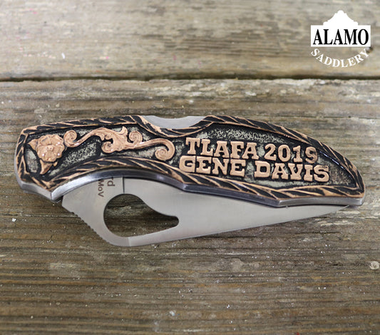 Rodeo Award | Trophy Knife w/ Personalized Award Plate