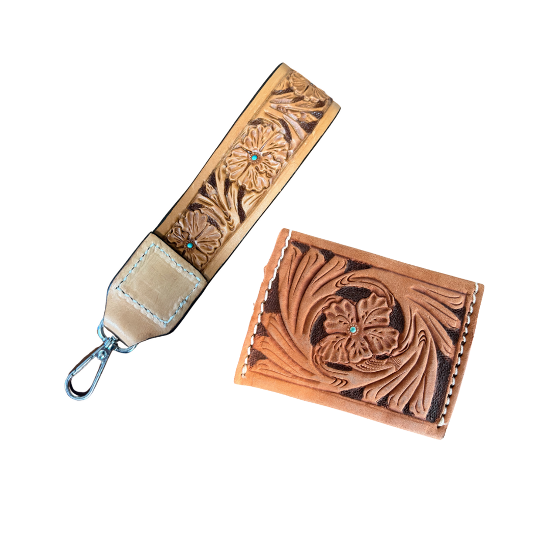 ADD the matching card holder & stadium bag to your wristlet