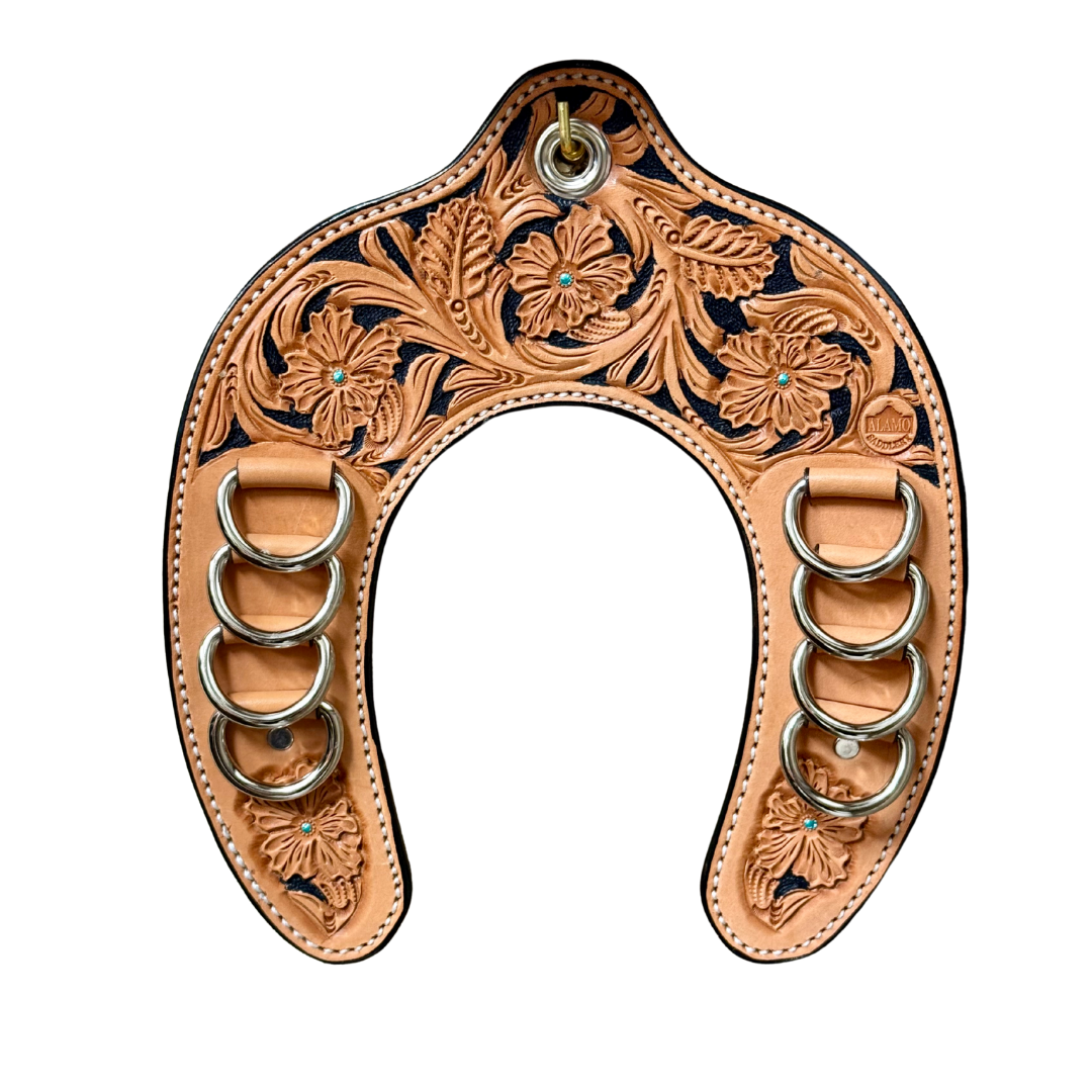 Horse Shoe Wild Rag Holder- El Pinto
