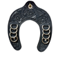 Horse Shoe Wild Rag Holder- Knight Cowboy