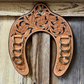 Horse Shoe Wild Rag Holder- Red Shimmer