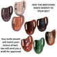 Add the Matching knife sheath to your belt