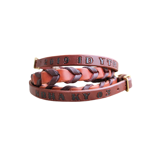 Rodeo Award | E-777 Barrel Reins with lettering (17)