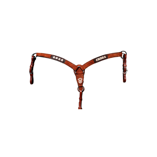 Rodeo Award | 1.75" Contour Breastcollar in R/O with lettering & logo (9)