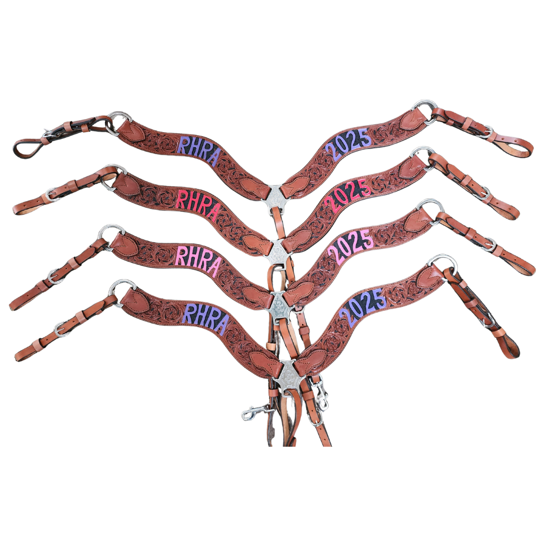 Rodeo Award | 2.5" Wave Breastcollar w/ BGP (8 letters)