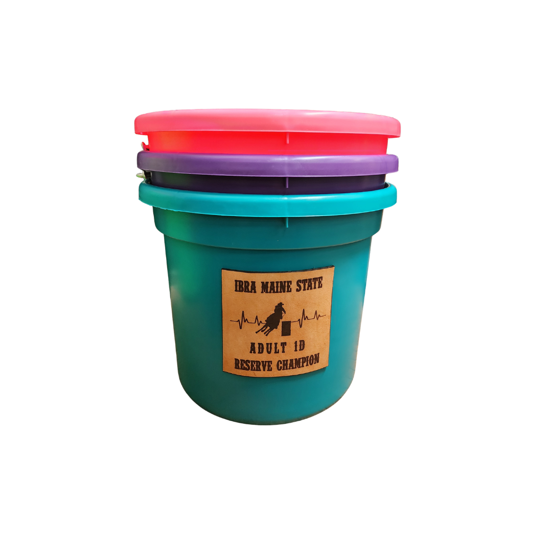 Rodeo Award | Horse Bucket w/ Laser Engraving
